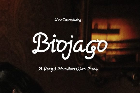 Biojago: A Luxury Script Font for Elegant Editorial Design