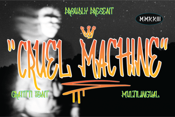 Cruel Machine: A Bold Display Font for Modern Web Design