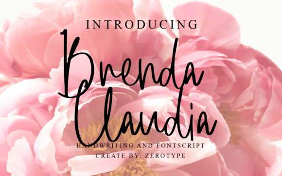 Elevate Your Shop with the Brenda Claudia Typeface