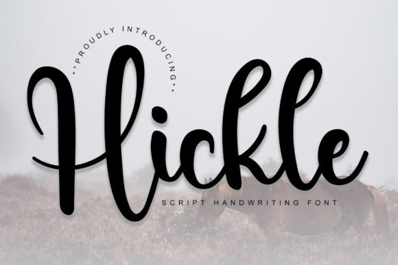 Hickle: A Timeless Script Font for Editorial Design