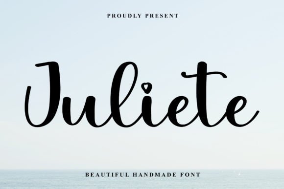 Juliete: A Handwritten Font for Web Design