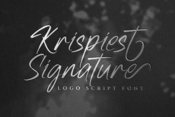 Krispiest Signature: A Bold Script Typeface for Branding