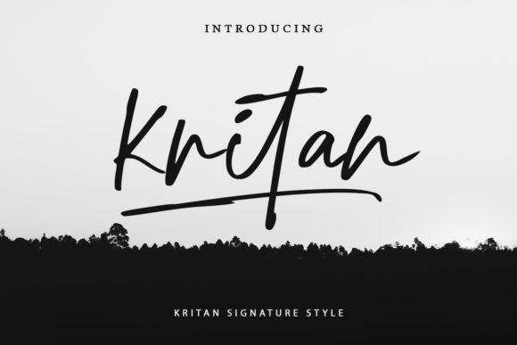 Kritan: A Stylish Script Font