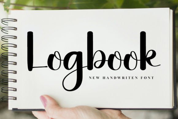 Logbook: A Handwritten Font for Elegant Design
