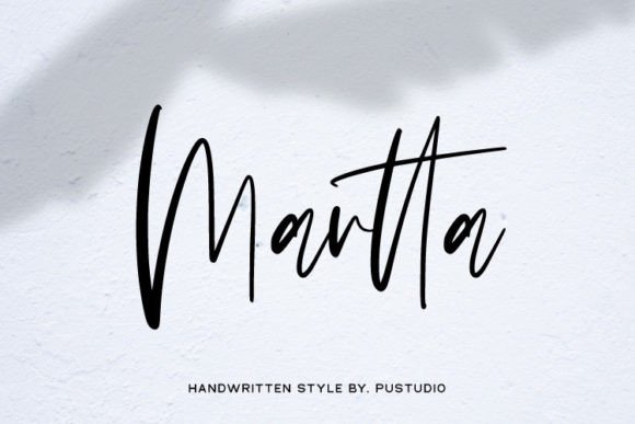 Martta: A Handwritten Font for Creative Campaigns