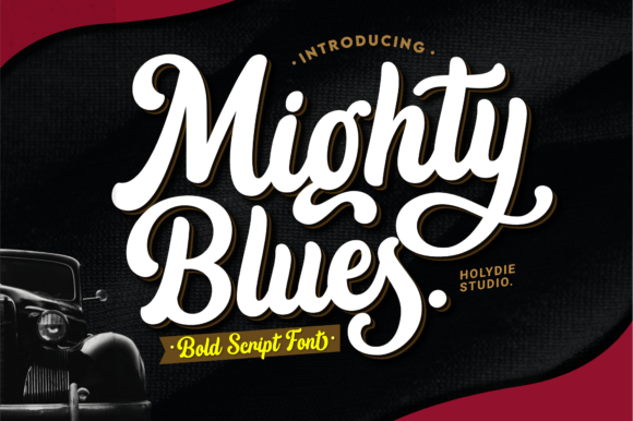 Mighty Blues: The Handwritten Font That Elevates Your Brand
