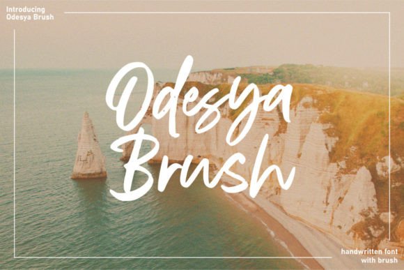 Odesya Brush: A Sophisticated Script Font for Web Headers