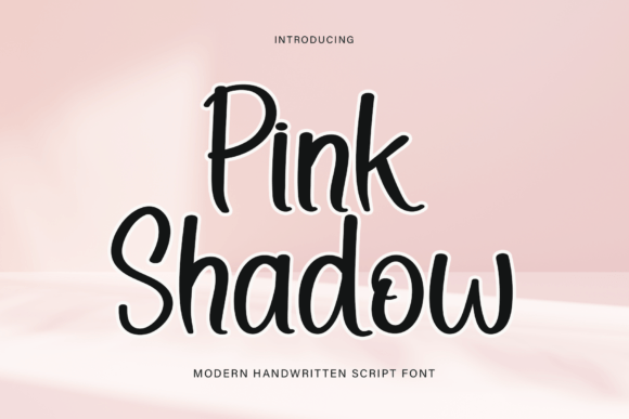 Pink Shadow: A Handwritten Font for Modern Web Design