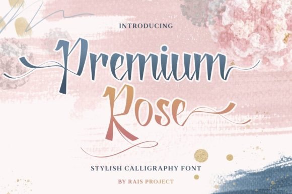 Premium Rose: A Script Typeface for Modern Web Design