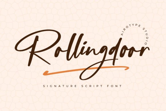 Rolling Door Font: The Perfect Handwritten Typeface for Crafters