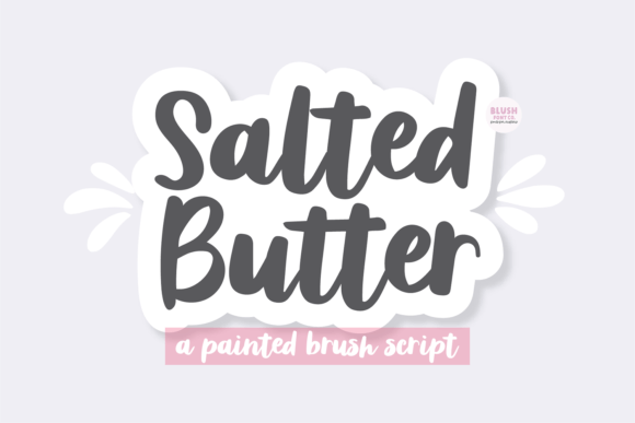Salted Butter: A Handwritten Font for Makers
