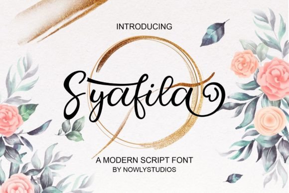 Syafila Font Review: An Elegant Script for Brand Identity