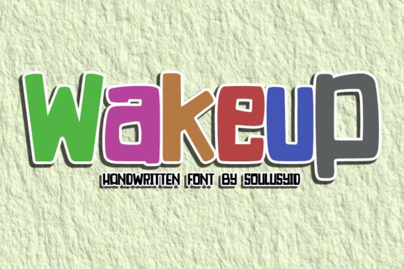 Wakeup Font: The Perfect Script for Handmade Brands