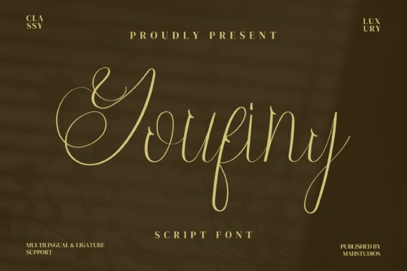 Youfiny: A Script Font for Impactful Design